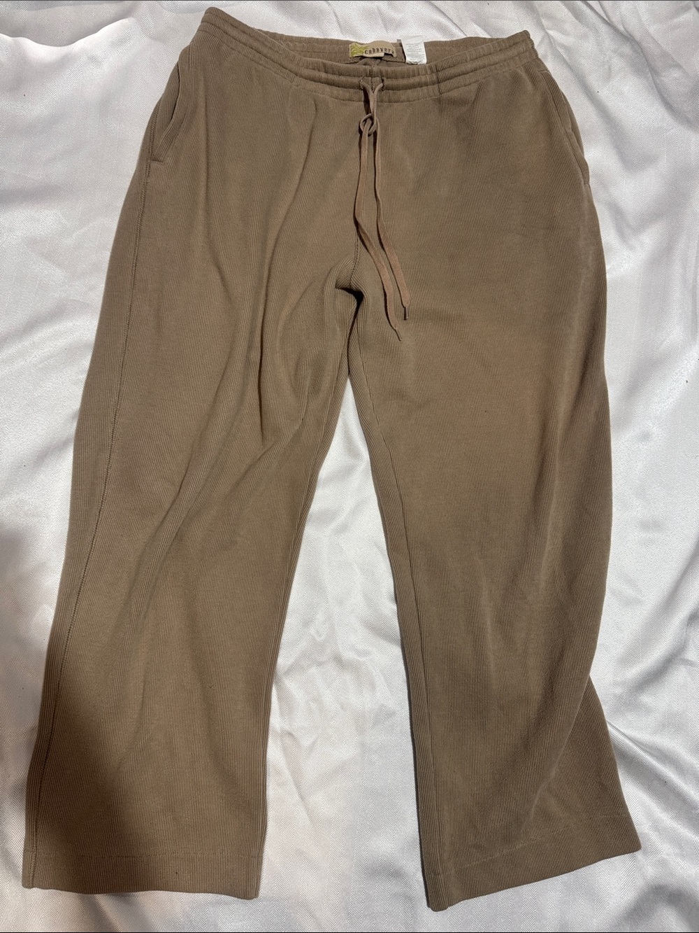 Cubavera woman Drawstring Sweatpants in Brown